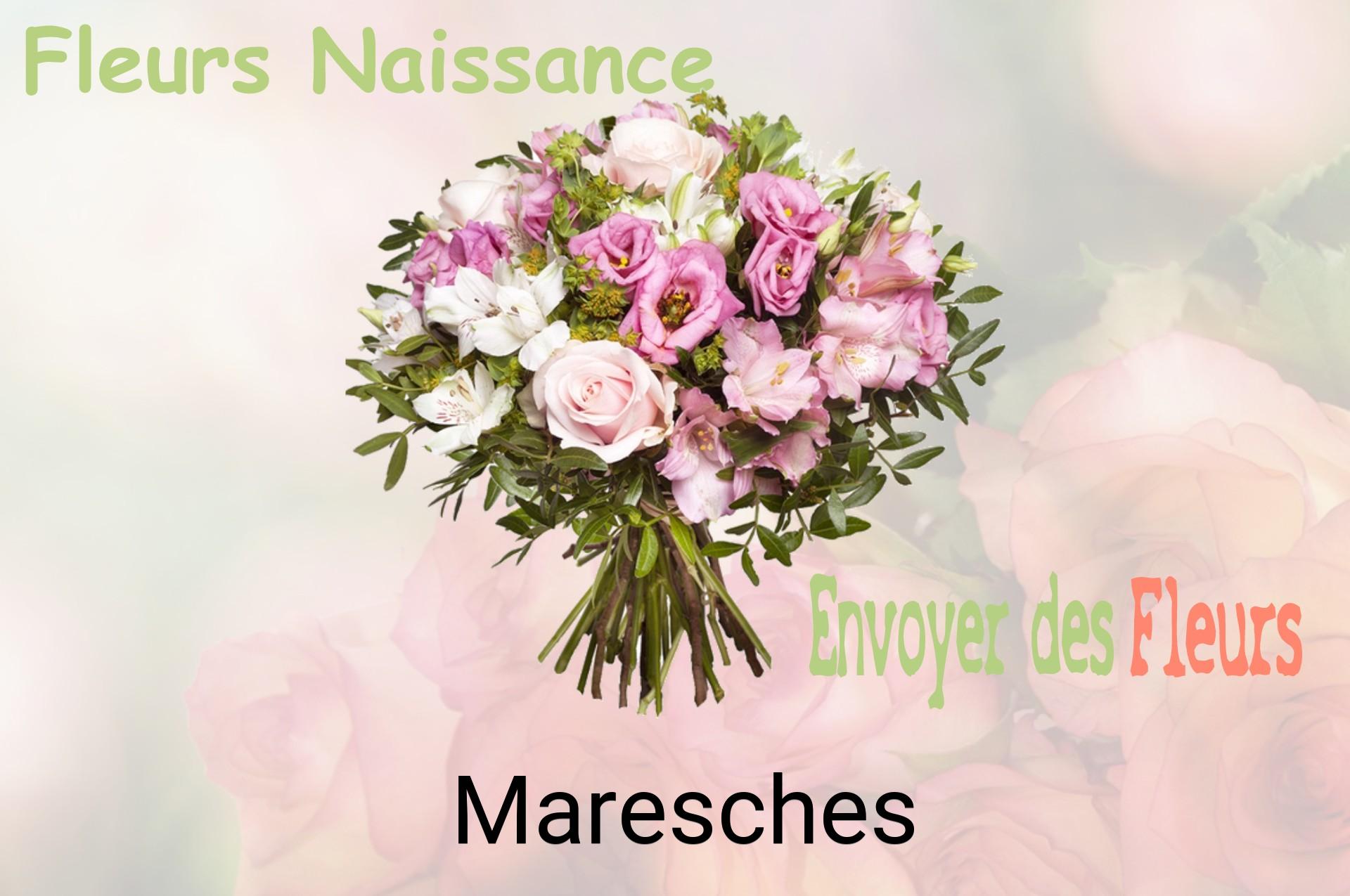 Bouquet de fleurs de naissance livré à Maresches